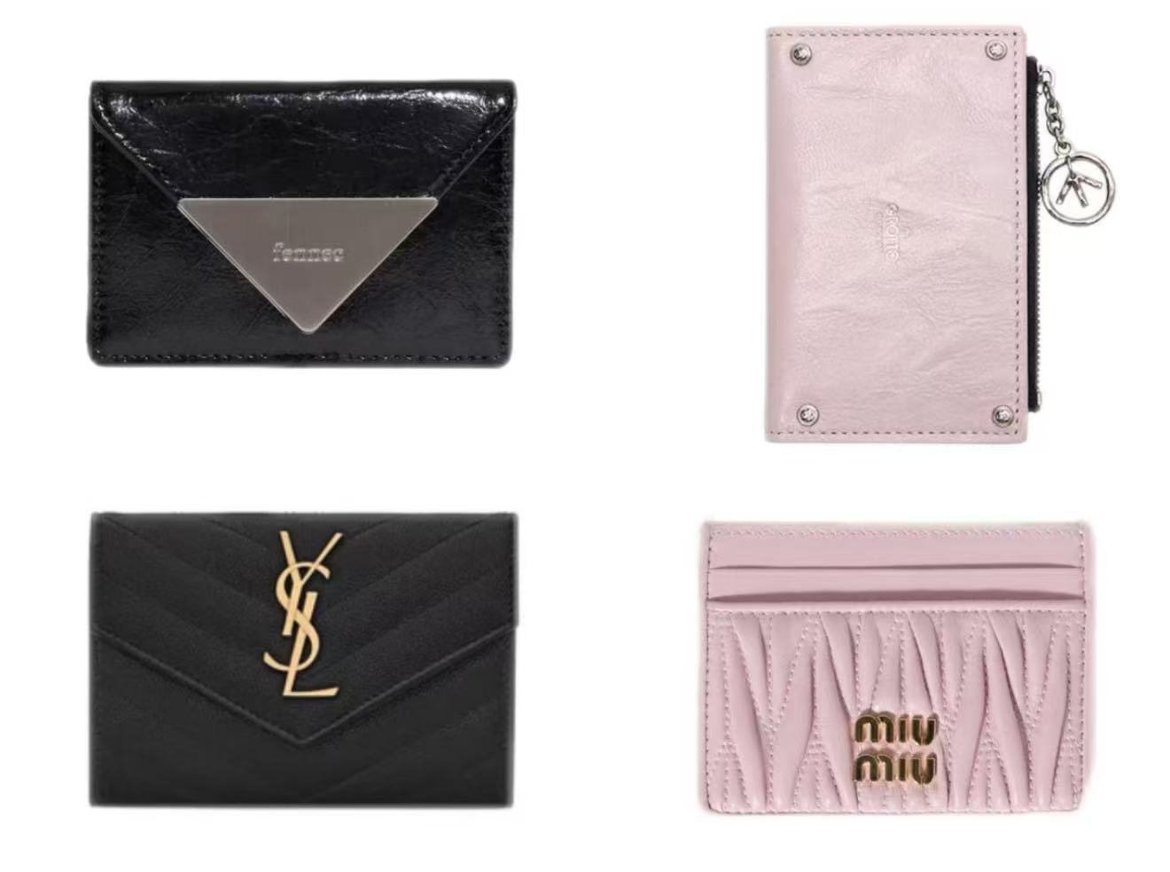 Miu Miu Small Matelassé Nappa Leather Wallet